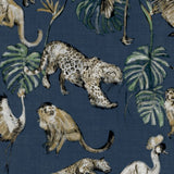 Noordwand behang zero exotic animals blauw