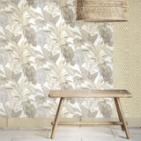 Noordwand Noordwand Behang Topchic Leaves beige