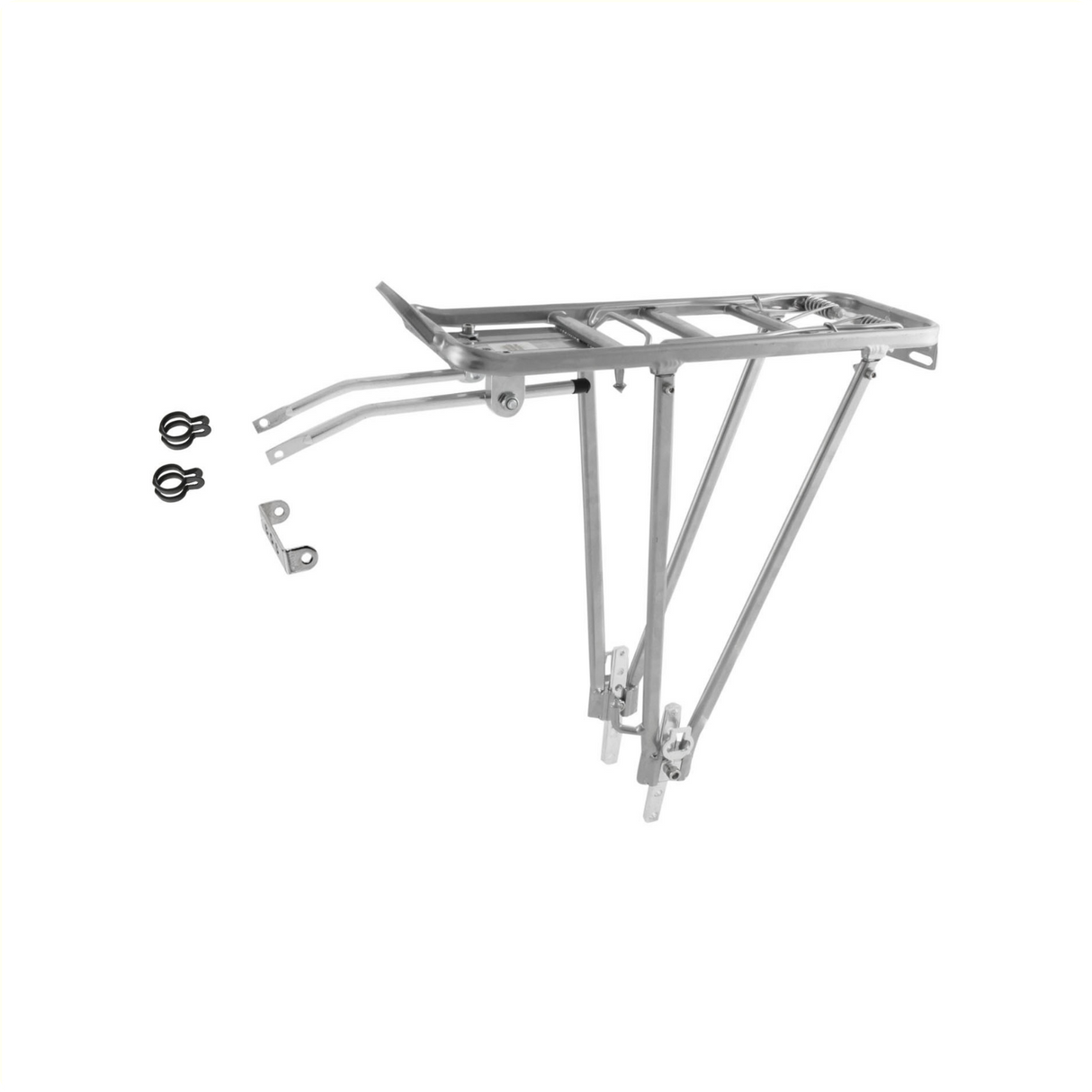 Ventura luggage rack universal, silver aluminum 24 26 28 inch (hanging package)