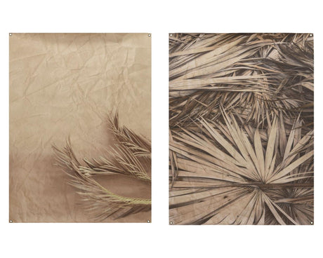 Decoris wanddoek met ophangogen 90x120cm 2st.