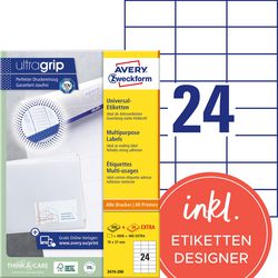 Etiketten avery 3474 stuks wit