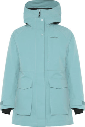 Didriksons harriet wns parka dames outdoorjas - factory blue
