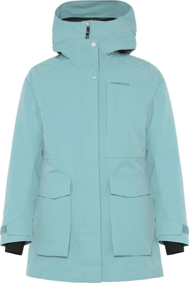 Didriksons harriet wns parka dames outdoorjas - factory blue