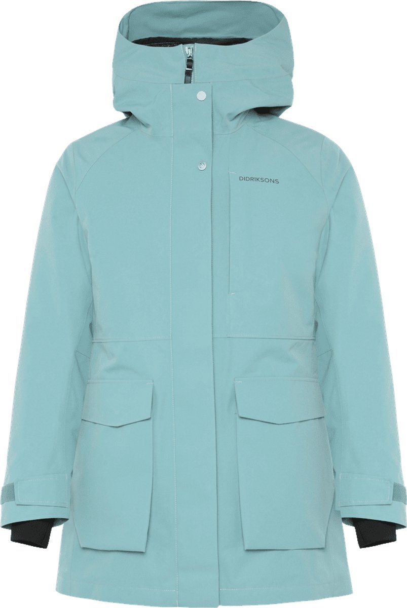 Didriksons harriet wns parka dames outdoorjas - factory blue