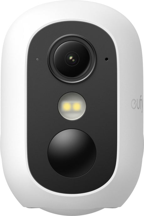 Eufy security cam c35 - wit - draadloze beveiligingscamera - voor buiten en binnen - magnetische bevestiging - kleurennachtzicht - lokale opslag - geen maandelijkse kosten - ip67 - gezichtsherkenning