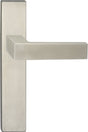 Impresso deurkruk - luton - voor binnen - vierkant deurschild - rvs - 2 stuks