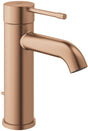 Grohe essence wastafelkraan - lage uitloop - met trekwaste - warm sunset geborsteld (mat brons) - 23589dl1