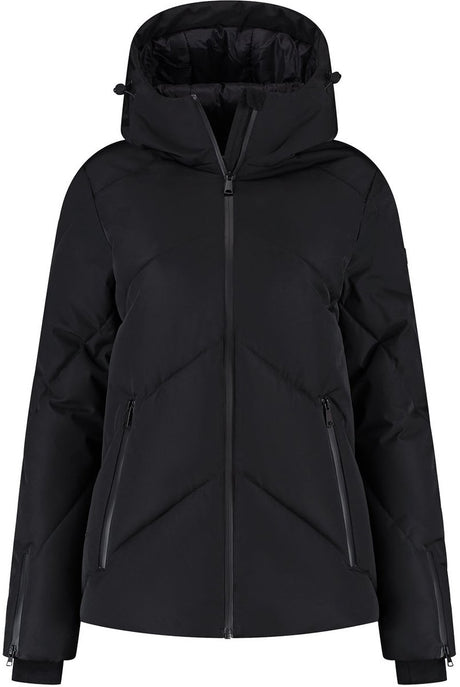 Kjelvik juno dames outdoorjas - zwart 42