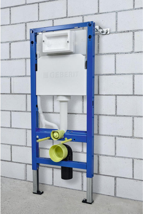Geberit duofixbasic up100 delta inbouwreservoir voor wand wc - 112cm - 12cm - wandankers