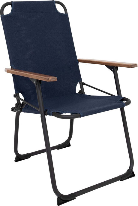 Bo-camp - industrial - stoel - bushwick - m - blauw