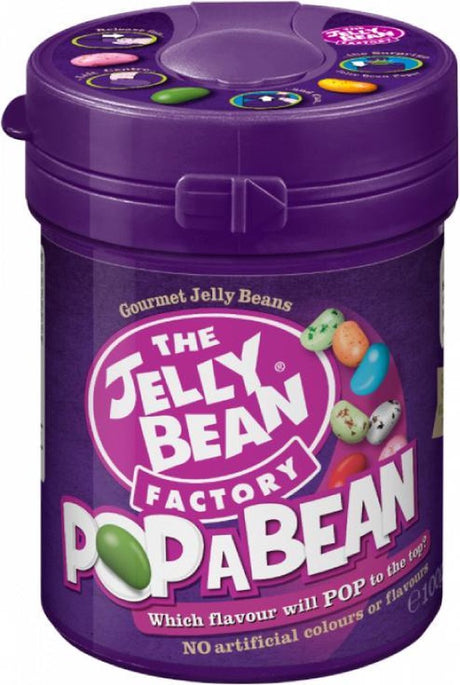 The jelly bean factory 36 mix| pop-a-bean verpakking 100g