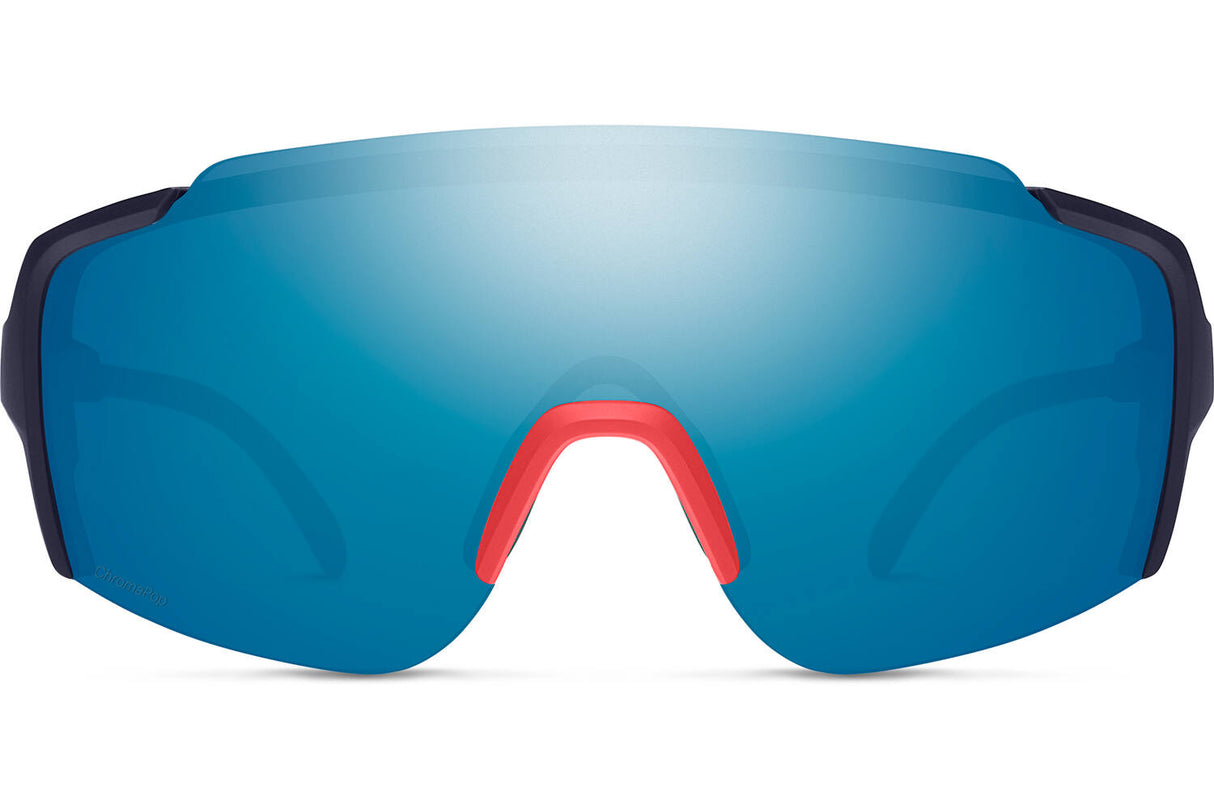 Smith Flywheel Glasses opaco Matte Deep Ink Chroma Blue Specchio