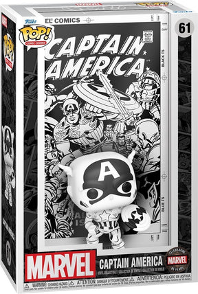 Funko pop comic cover: marvel 85th anniversary - captain america pop #61