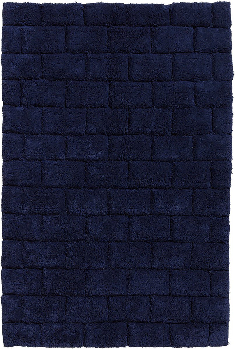 Seahorse metro - badmat - 60x90 cm - indigo