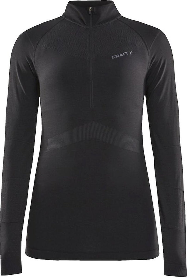 Craft active intensity zip thermoshirt dames - maat s