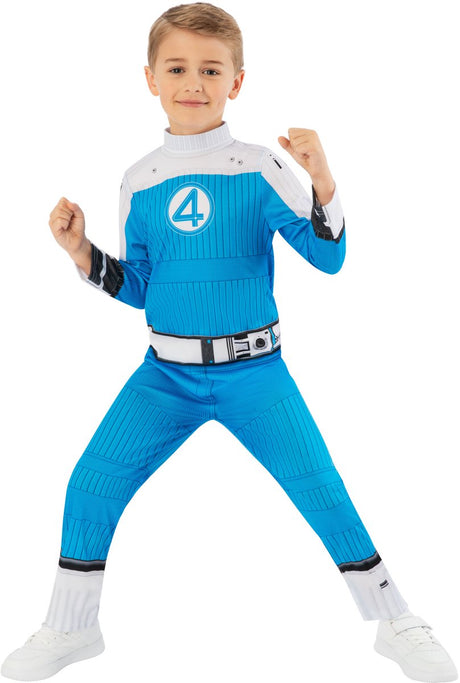 Rubies human torch kinderkostuum - - maat 5-6 jaar 116