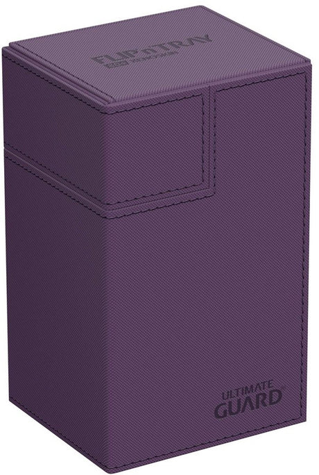 Ultimate guard flip'n'tray 80+ xenoskin - purple card boxes