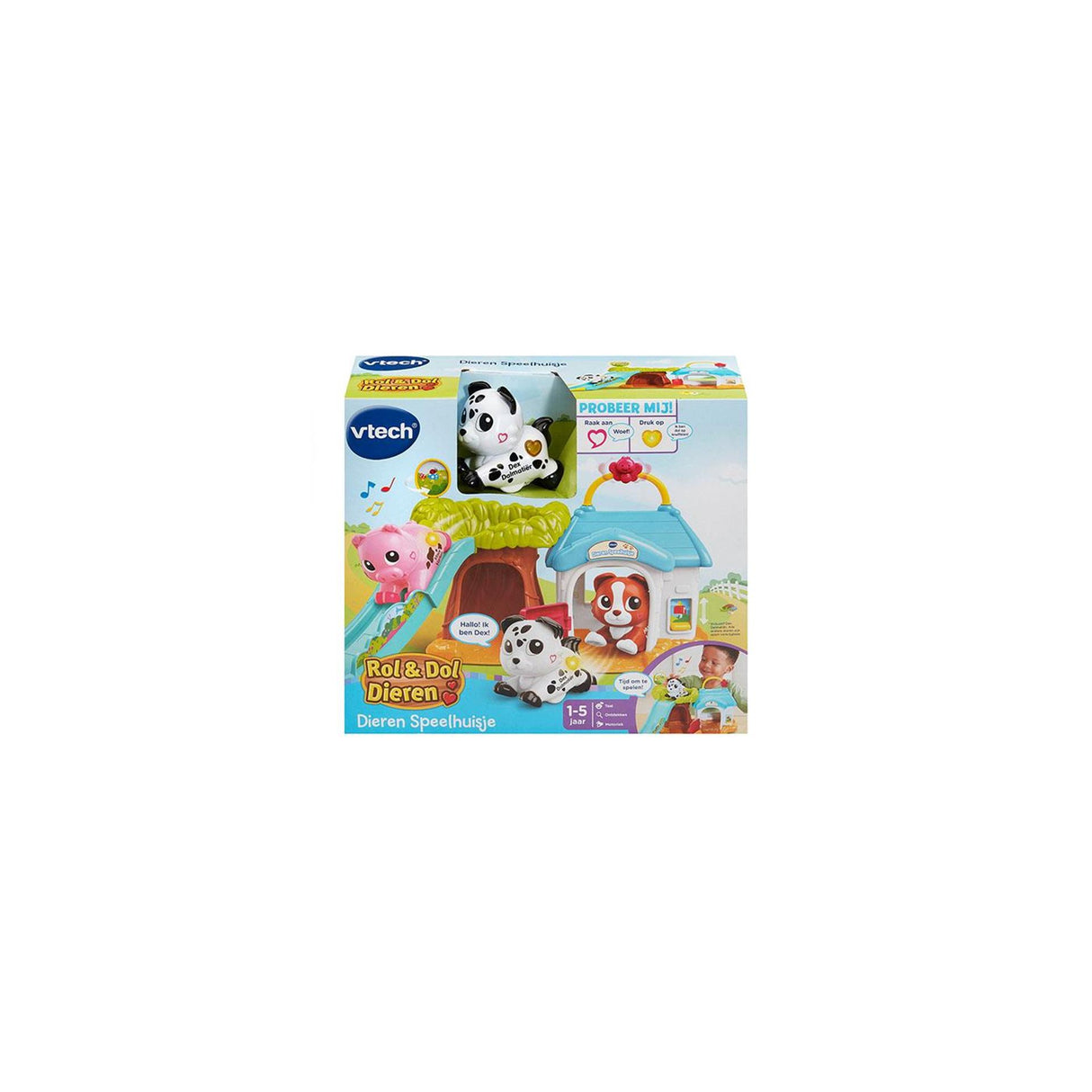 Vtech rol dol dieren - dieren speelhuisje (incl. dex dalmatiër)