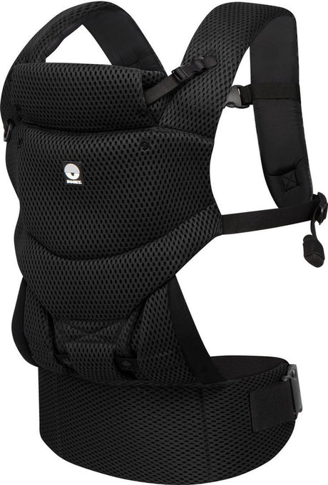 Dooky draagzak baby - baby carrier urban comfort black - kinderdrager - draagzak peuter en baby 3,5-15 kg - ergonomische m-positie - rugdrager - verstelbaar en ademend - draagzakken - babydraagzak