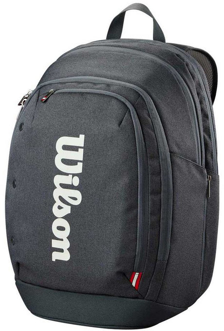 Wilson tour backpack 2025 zwart - ruime tennistas voor 2 rackets