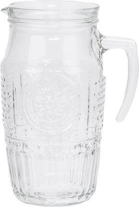 Bormioli rocco waterkan - glas - transparant - 1,8 liter - schenkkan