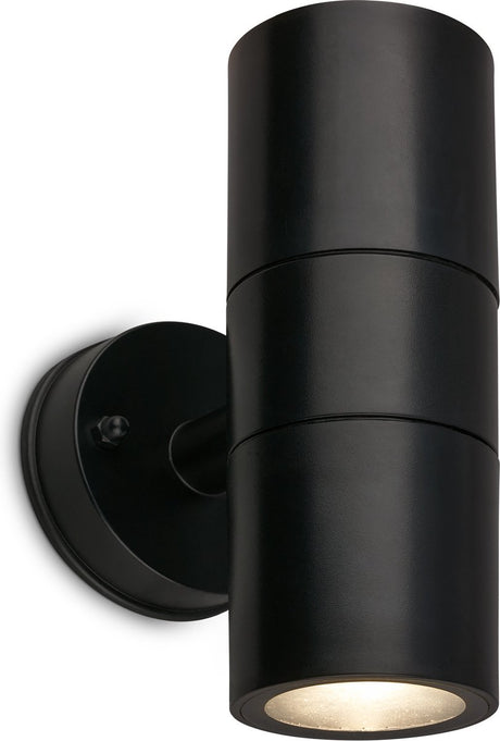 Briloner - led wandlamp buiten - buitenverlichting - ip54 - verwisselbare gloeilampen - 16 x 7,5 x 11 cm - zwart