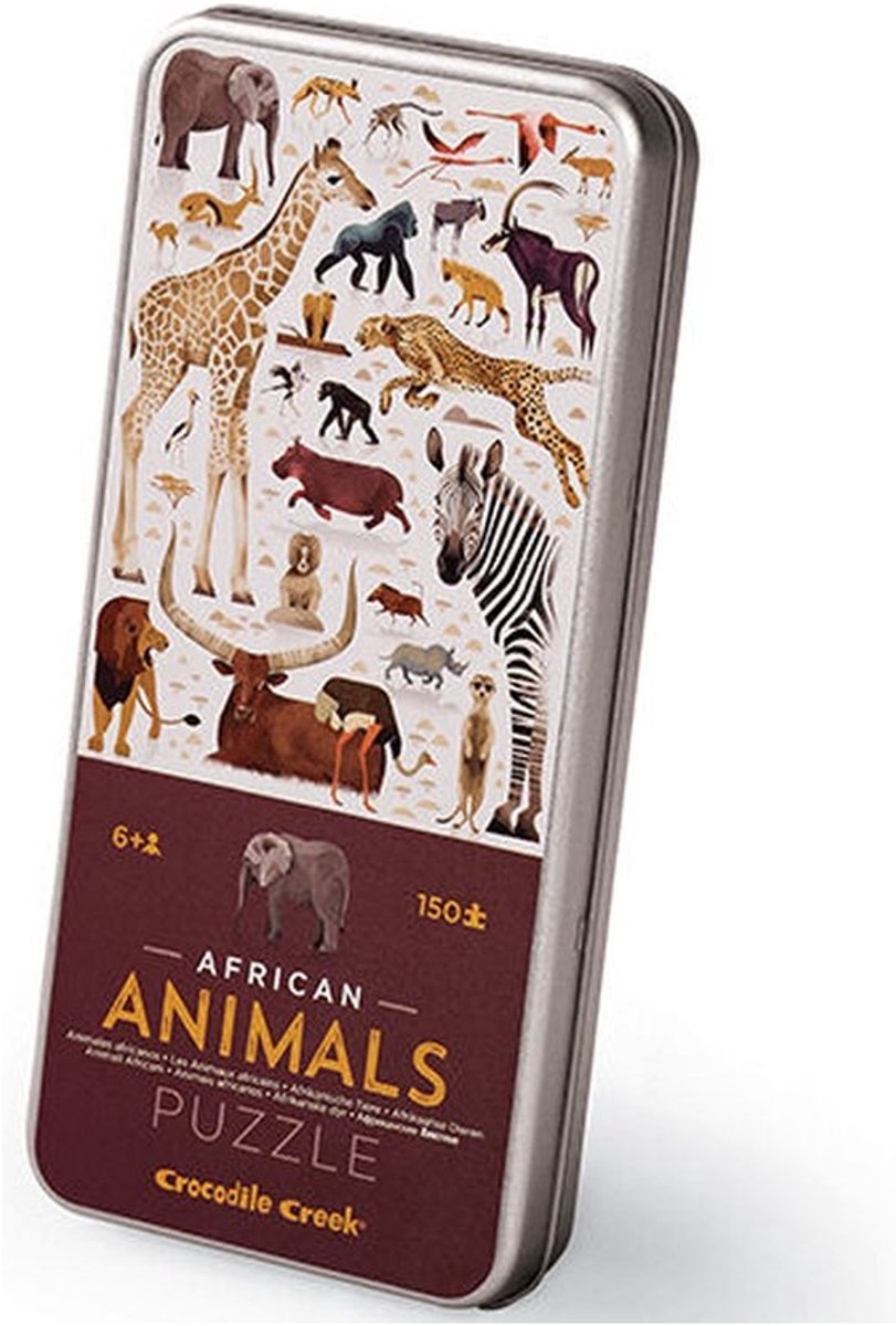 Crocodile creek puzzel african animals - 150 stukjes