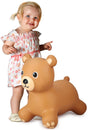 Jamara skippybal - 466001 skippydier beer - bruin - junior met pomp