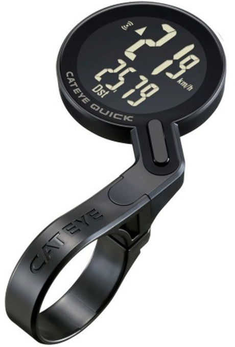 Cateye quick cc-rs100w fietscomputer - draadloos - zwart