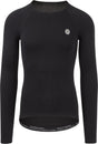 Agu base layer ls - ondershirt - thermo shirt - unisex - s m - zwart - naadloos - ademend - sneldrogend - polygiene techniek