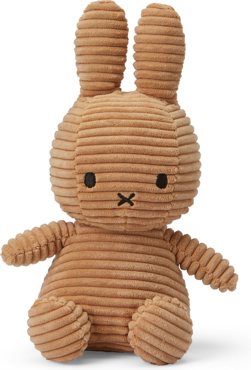 Bon ton toys nijntje - eco corduroy beige - 23 cm - 9''