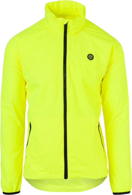 Agu go - regenjas - unisex - poray 5000 - 100% gerecycled polyester - reflecterend - compact - geel - m