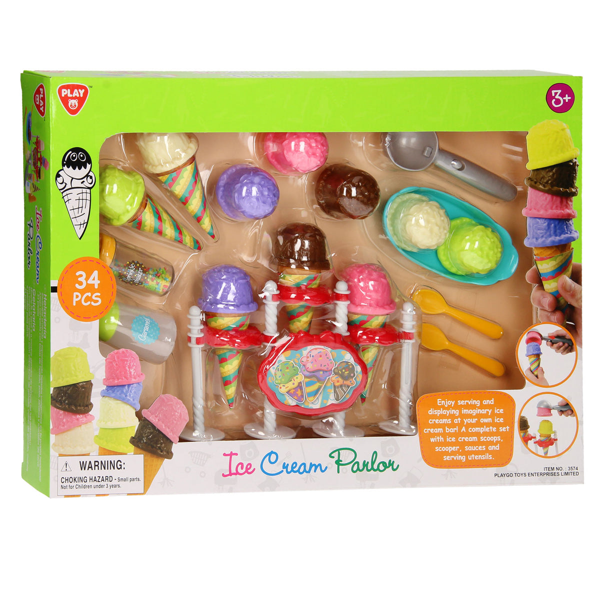 Play ice cream set, 34dlg.