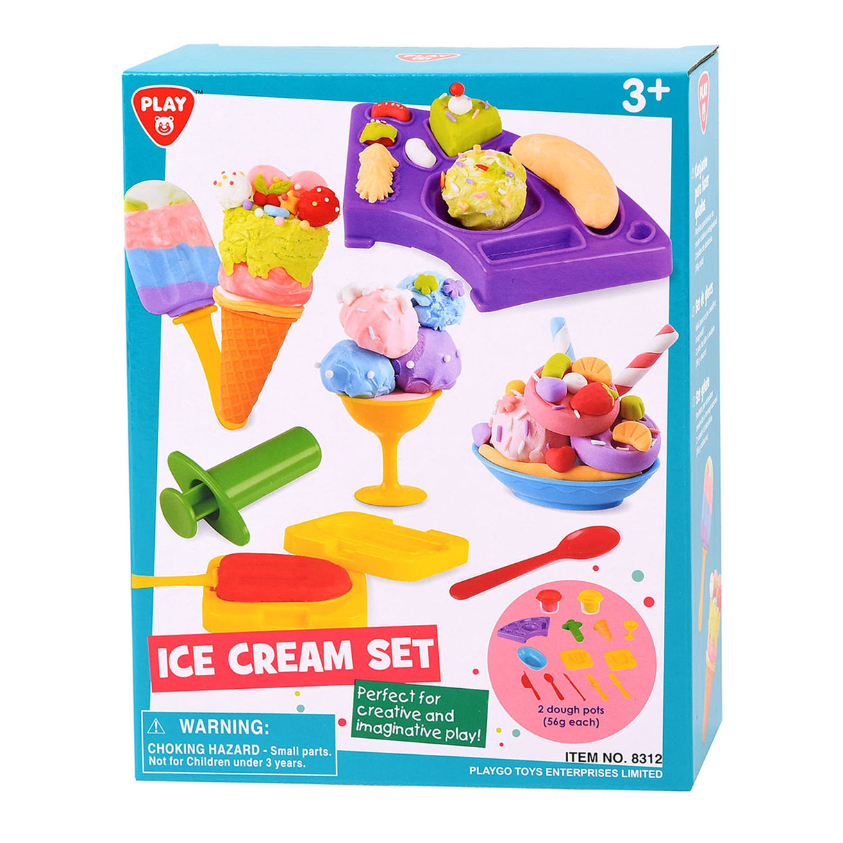 Play clay set ice cream