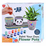 Spil Paint Your Own Cement Flower Pots, 17dlg.