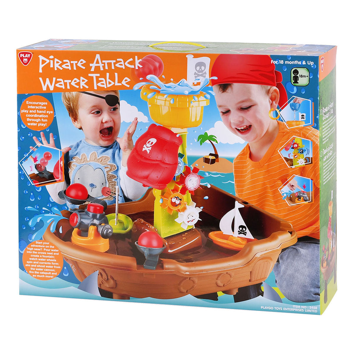 Play Water Table Pirate Ship, 20dlg.