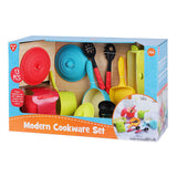 Spielen Sie Pans and Kitchen Accessoires Modern Play Set, 13DLG.