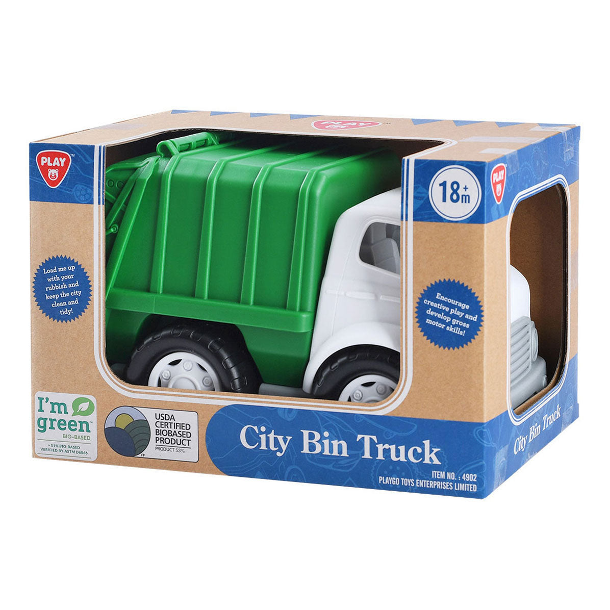 Spela Biobased Garbage Truck Green