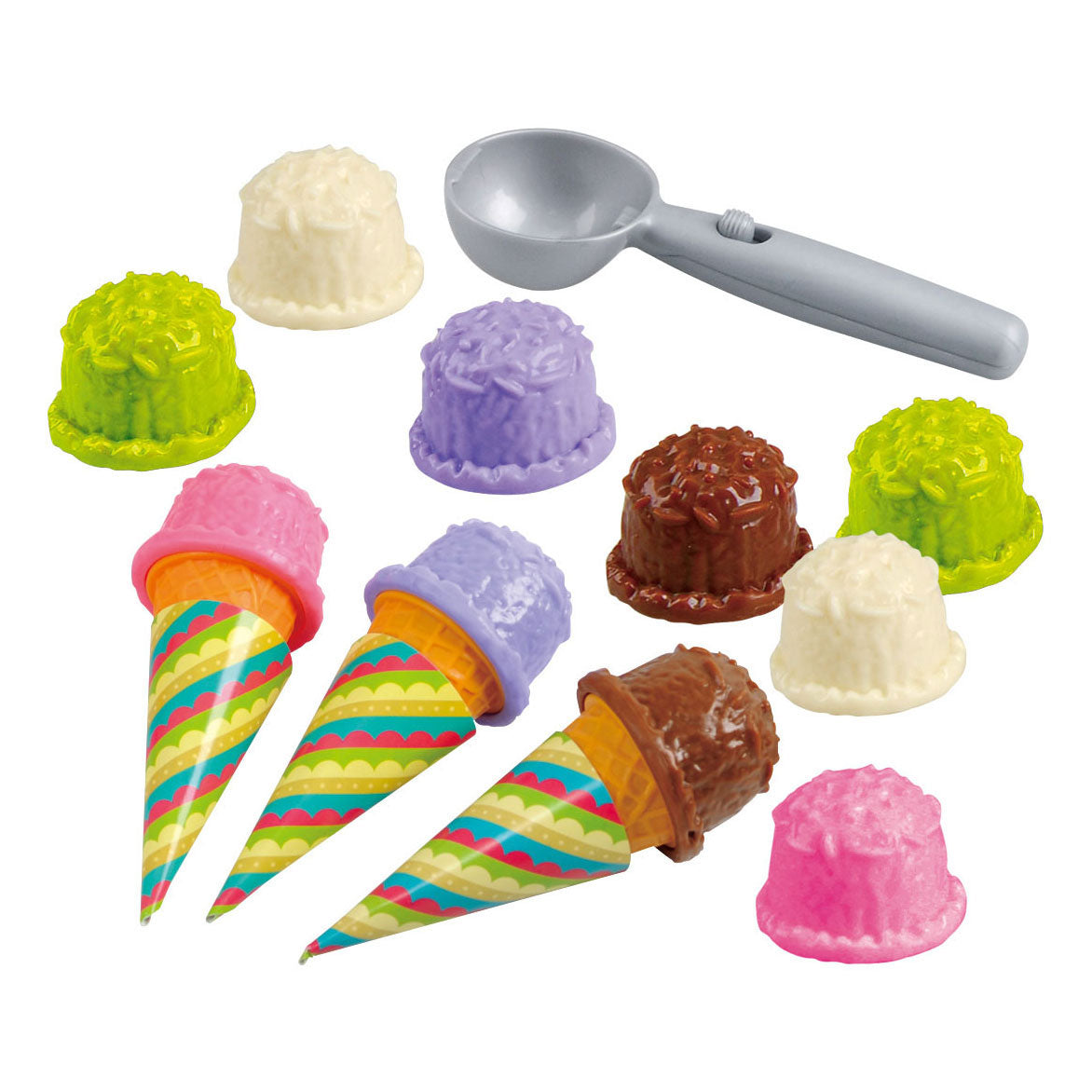 Spillt Glace maachen Spill Set, 17DLG.