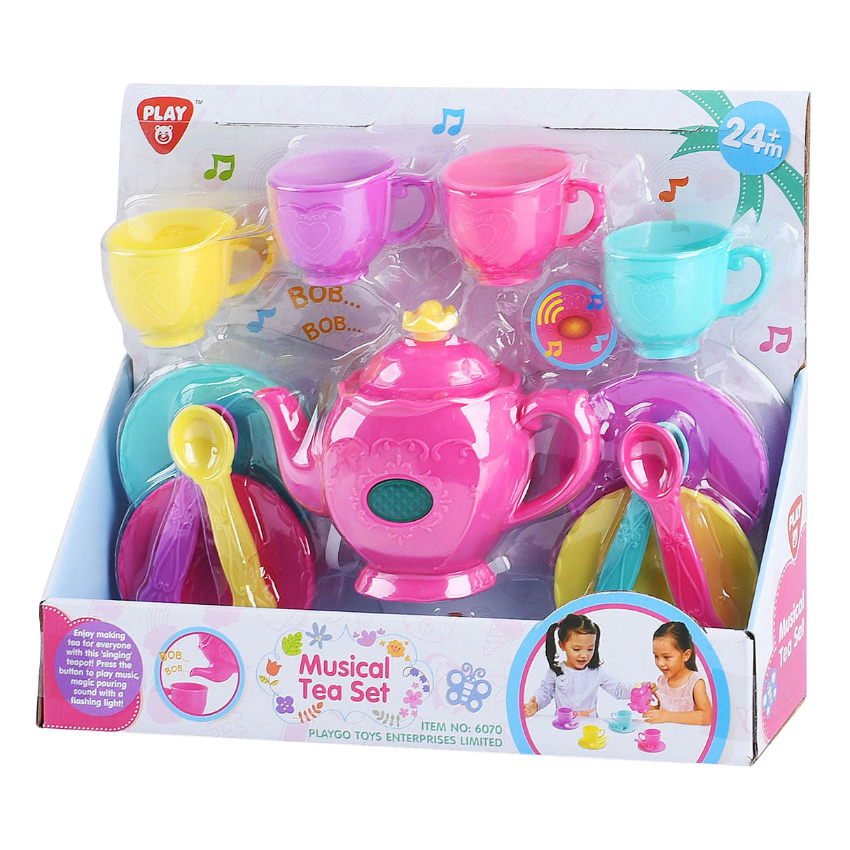 Spela Tea Set med musik, 14dlg.