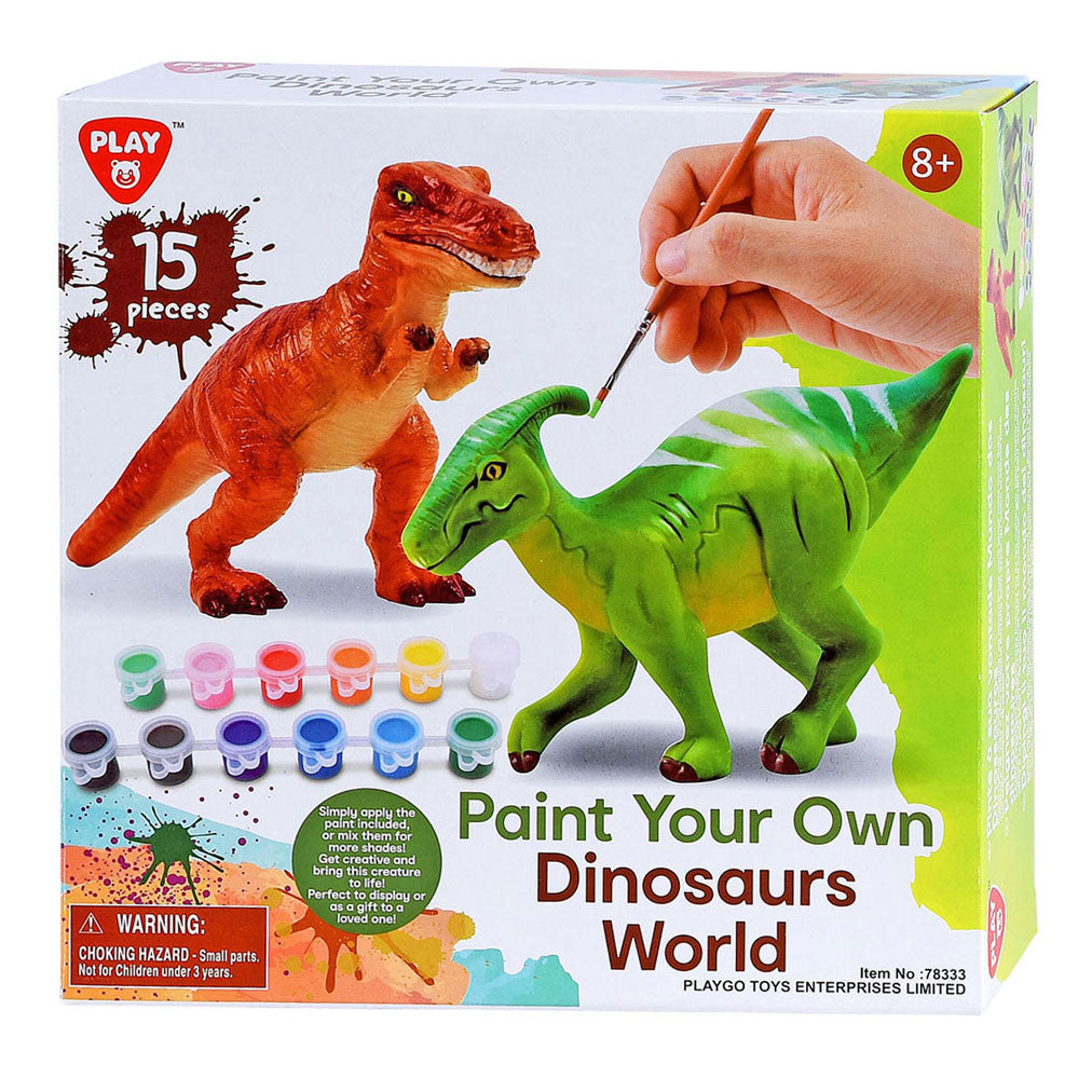 Spill Paint Your Own Dinosaurs, 15dlg.