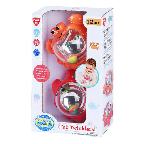 Play go badspeelgoed tub twinklers - krab en octopus - 2st.