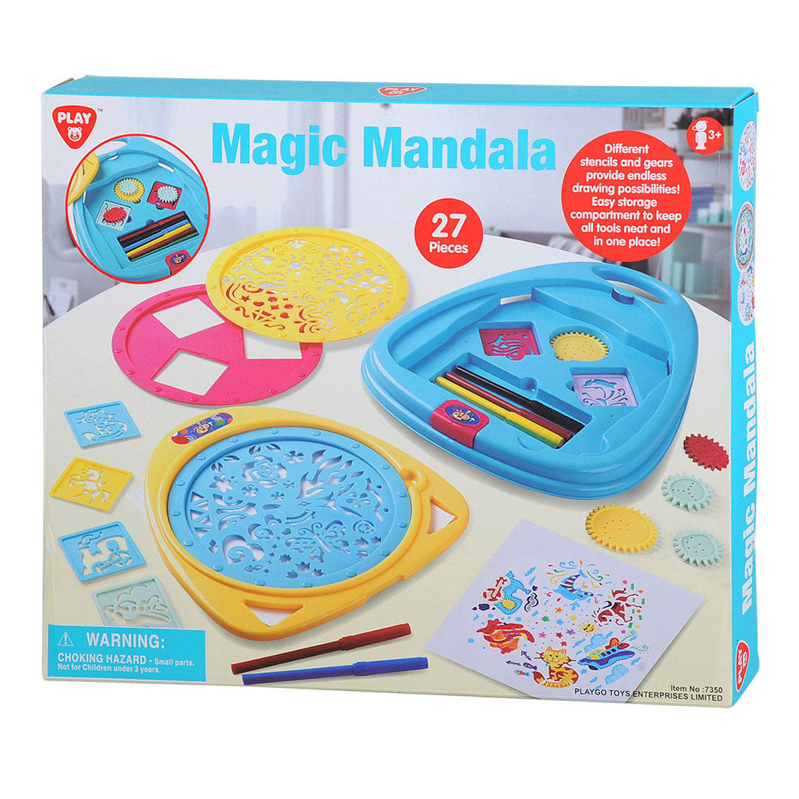 Zestaw Playgo Magic Mandala 27 paps.