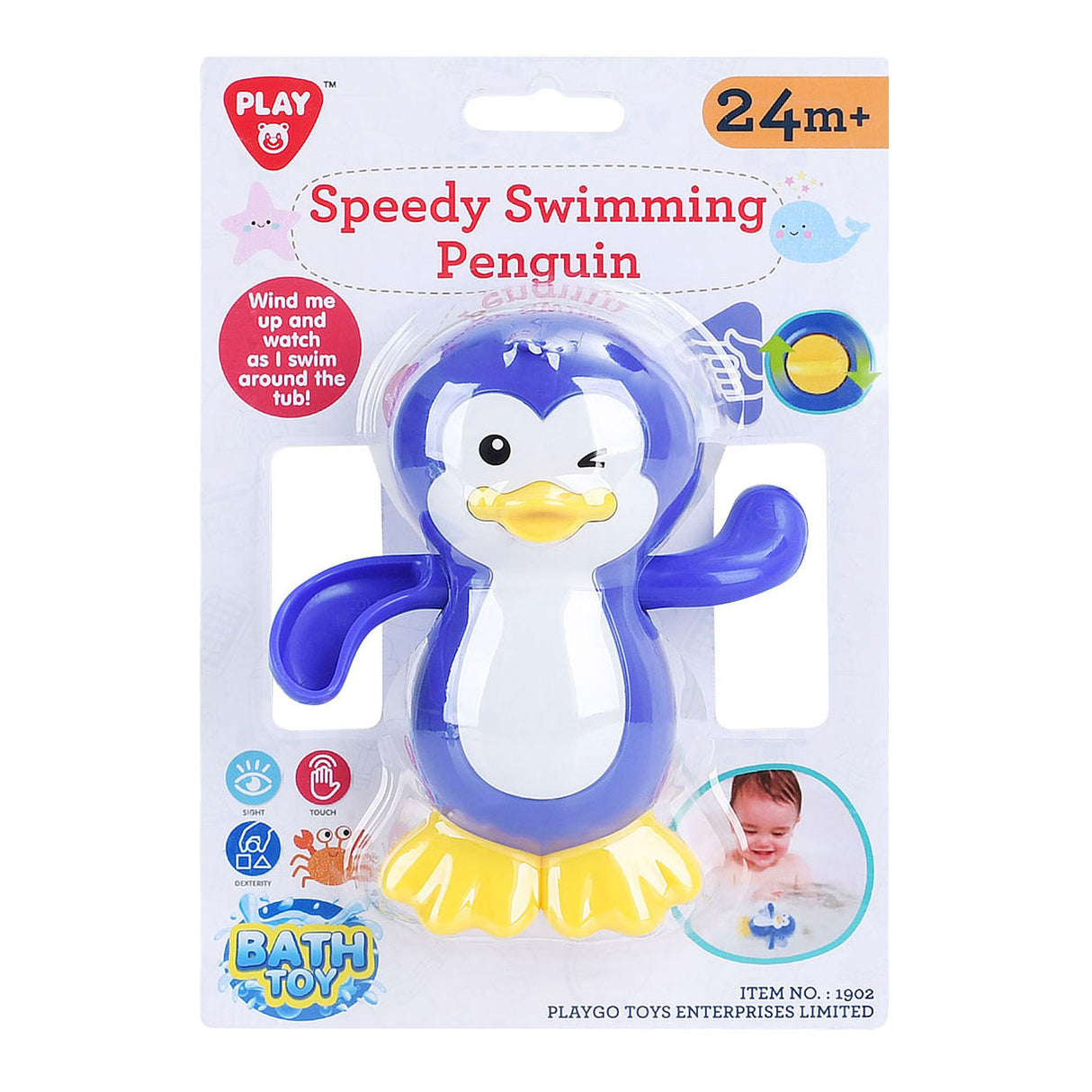 Spill Bath Toy Speedy Swimming Penguin