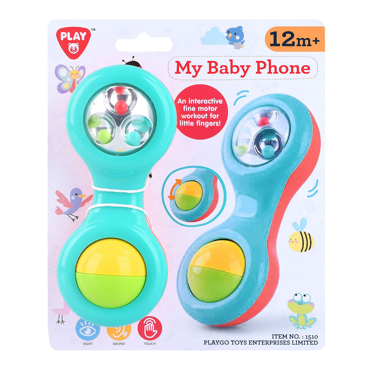 Spielen Sie mein Baby -Telefon mit beweglichen Bällen