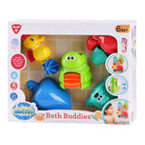 Jouer aux jouets de bain