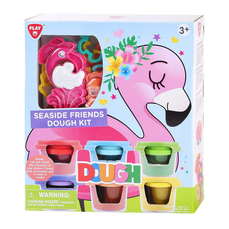 Playgo kustdieren kleiset - 6 kleipotjes