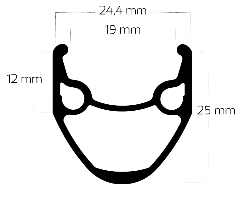 Ryde RIM X-Plorer R 28 622 x 19C Hliník 36 Hole 14G Black