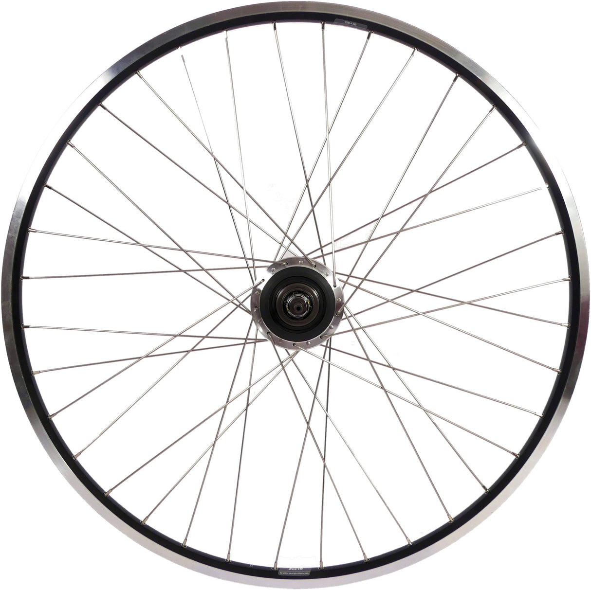 Shimano zadní kolo 28 622 x 19c s rozbočovačem Nexus 7 pro Rollerbrake Black Cut Rim s nerezovou ocel