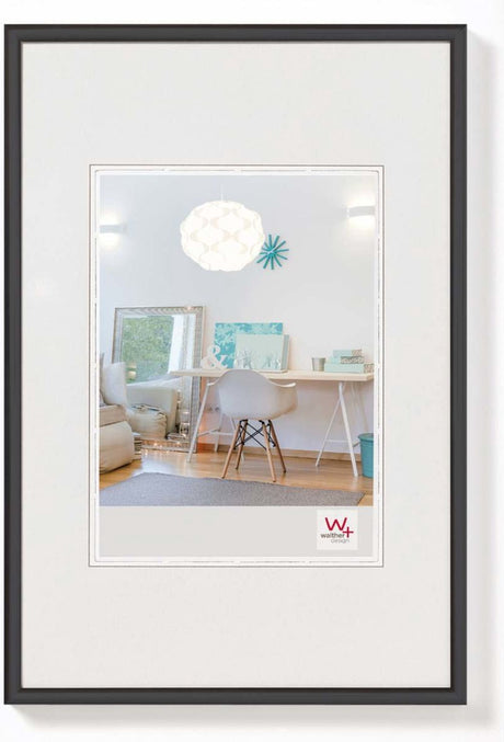 Walther new lifestyle - kunststof lijst - fotoformaat 15x20 cm - zwart